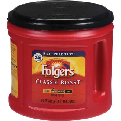 Folgers Canister Classic Roast Coffee Ground