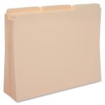 Business Source 1/3 Tab Cut Letter Recycled Top Tab File Folder