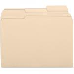 Business Source 1/3 Tab Cut Letter Recycled Top Tab File Folder