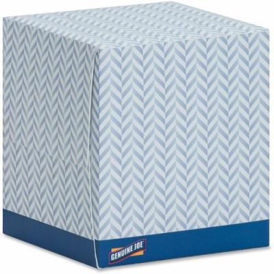 Genuine Joe Cube Box Facial Tissue