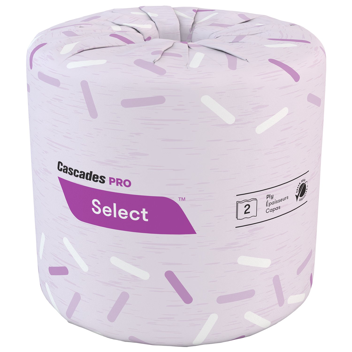 Cascades, Cascades PRO Select 2-Ply Standard Bathroom Tissue Rolls - 48 Rolls, 48 CT
