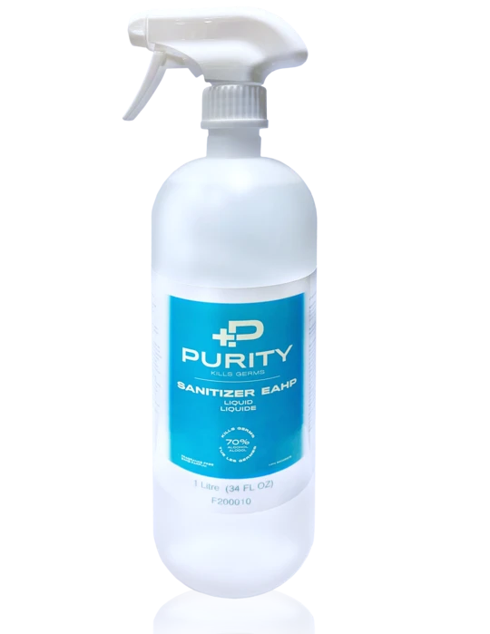 Hand Sanitizer Spray - Purity - 1 Liter - Pack of 12